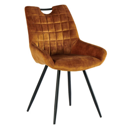 Chaise DINA moutarde