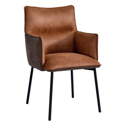 Chaise LOKKA cognac