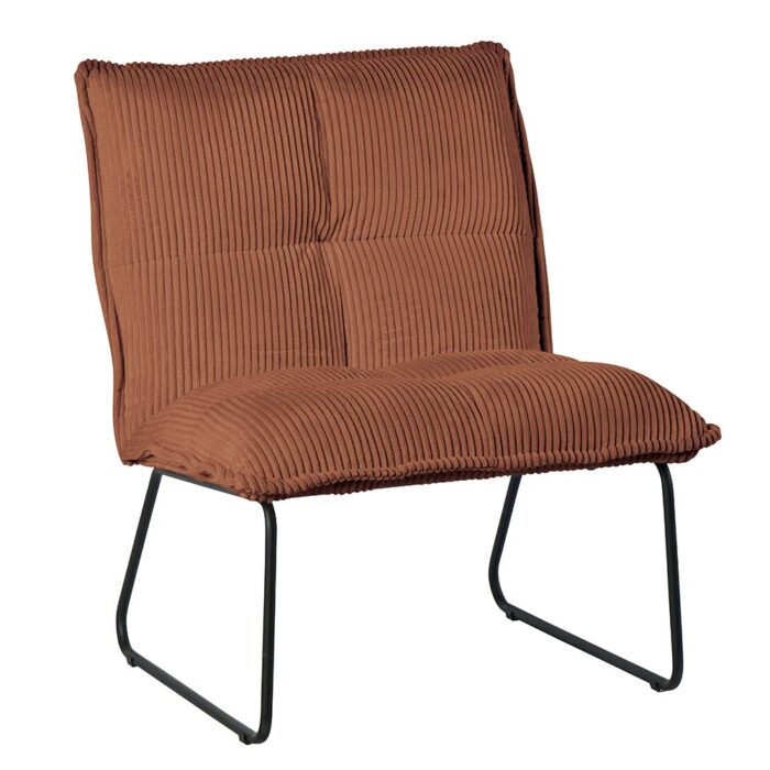 Fauteuil CALVIN rouille