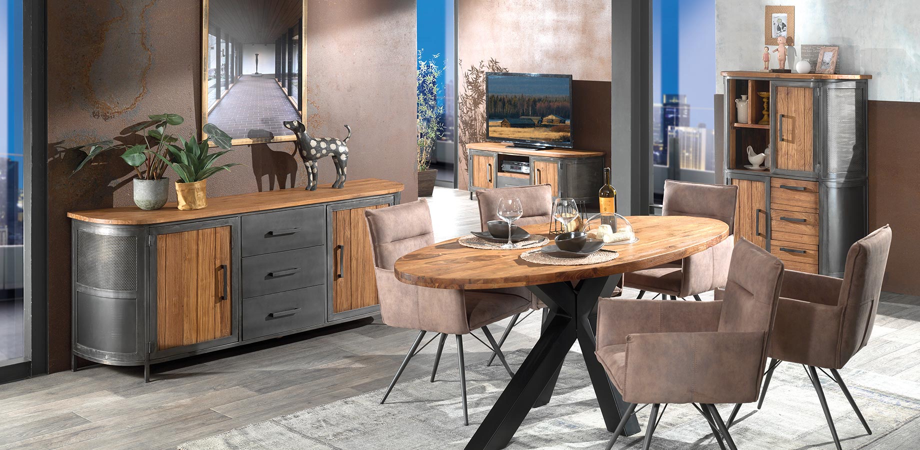 Collection en teck Hepley