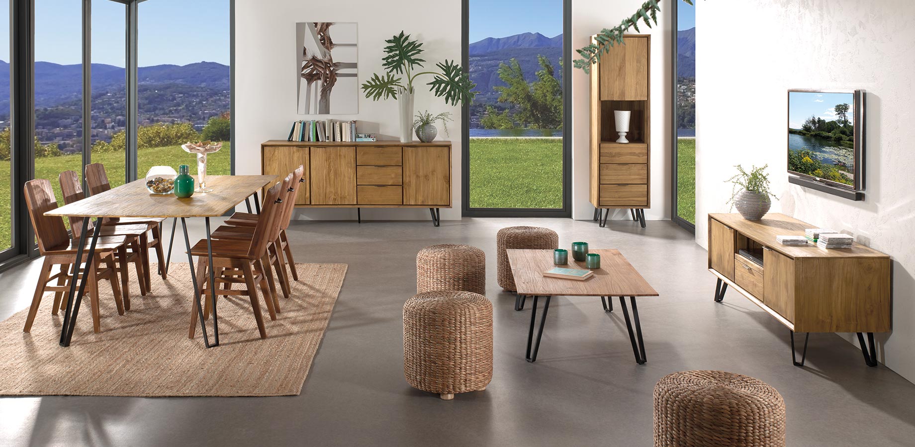 Collection en teck Moluca