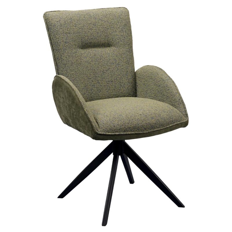 Chaise tournante 180° EDDY verte