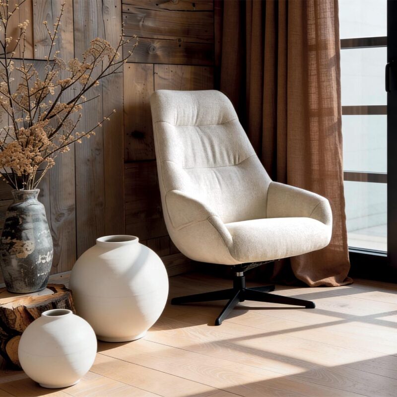 Fauteuil tournant relax MADO